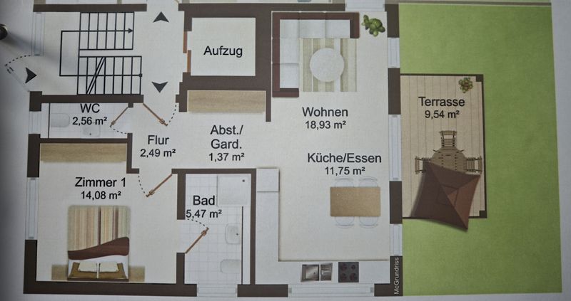 Barrierefreie 2-Zimmer-Erdgeschosswohnung in Neunkirchen-Seelscheid